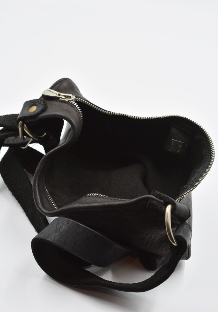 Guidi Q10 black belt bag for Men and Women | UJNG