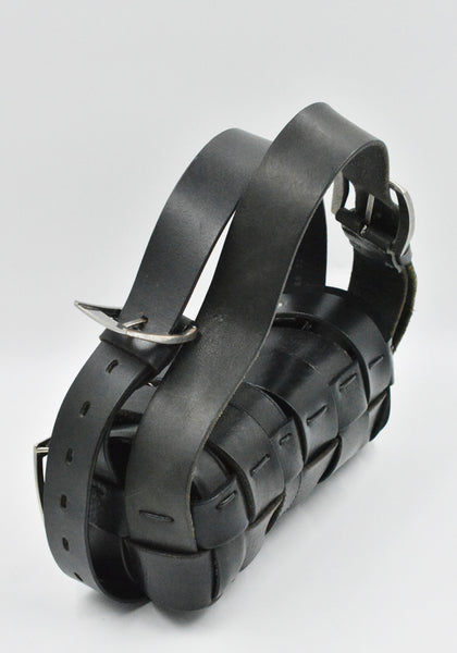 HODAKOVA BUCKLE BAGUETTE BAG BLACK SS26 | DOSHABURI Shop