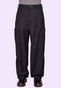 KIKO KOSTADINOV MEGALA TROUSERS CHARCOAL GREY FW23 | DOSHABURI Shop