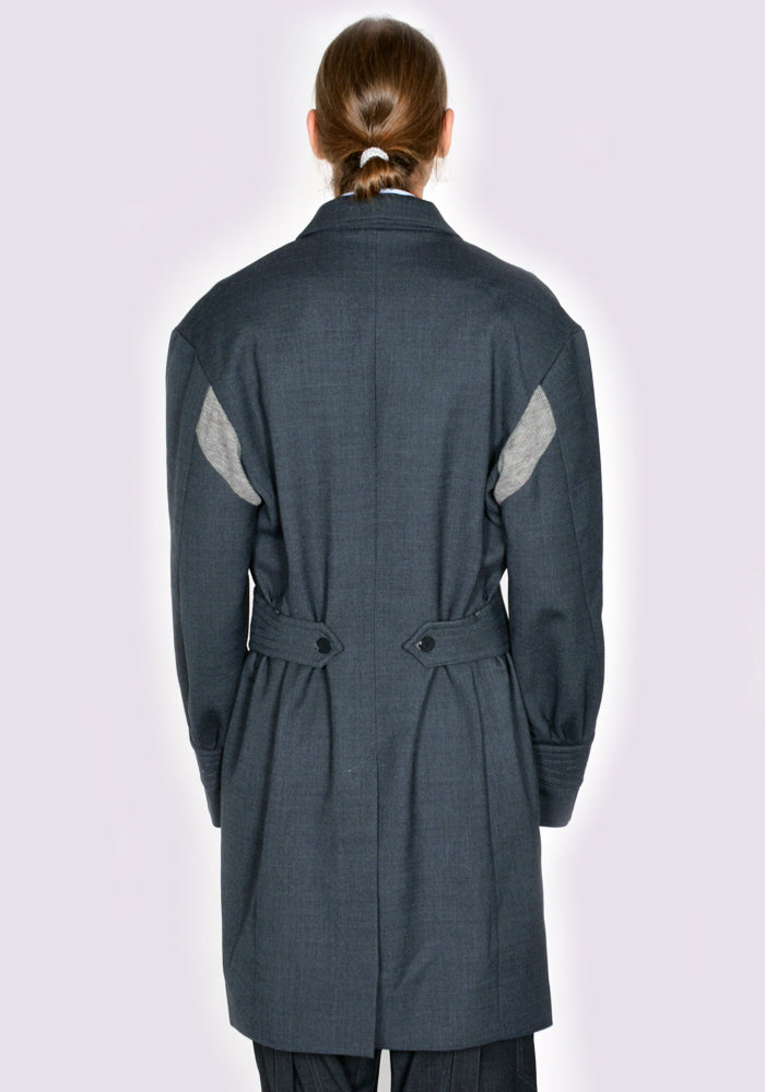 KIKO KOSTADINOV SOLON LONG COAT GREY FW23 | DOSHABURI Online Shop KIKO KOSTADINOV SOLON LONG COAT GREY FW23 | DOSHABURI Online Shop