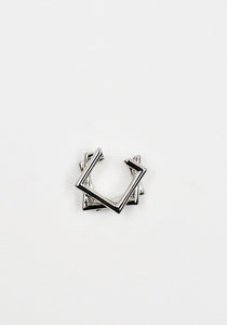 KIKO KOSTADINOV MINI POLYGON EAR CUFF PALLADIUM FW23