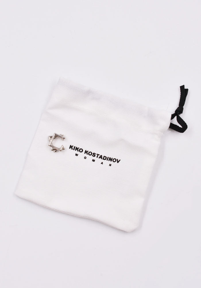 KIKO KOSTADINOV MINI POLYGON EAR CUFF PALLADIUM FW23