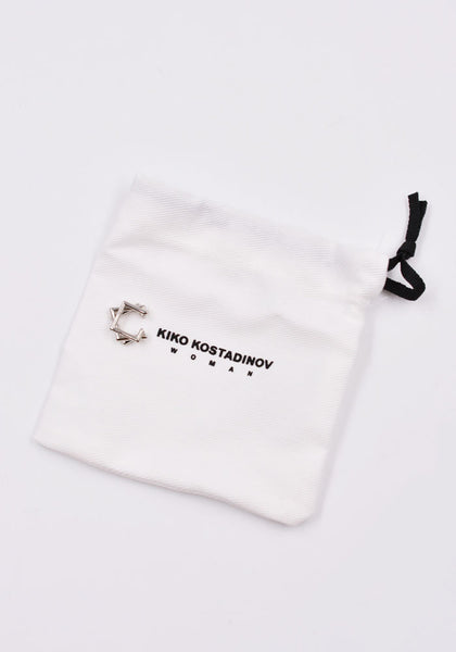 KIKO KOSTADINOV WOMEN KKWAW23ER02-85 MINI POLYGON EAR CUFF PALLADIUM