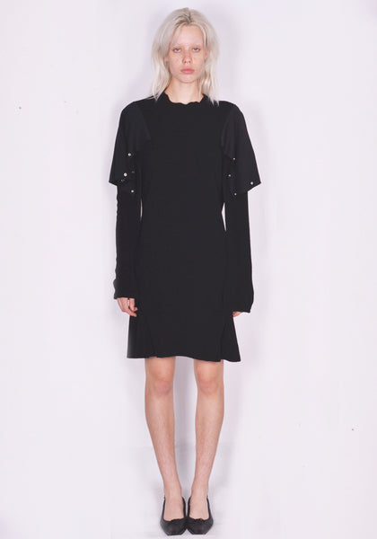 KIKO KOSTADINOV WOMEN KKWAW23D07-26 HORSEBOW DRESS OIL BLACK FW23 | DOSHABURI Online Shop