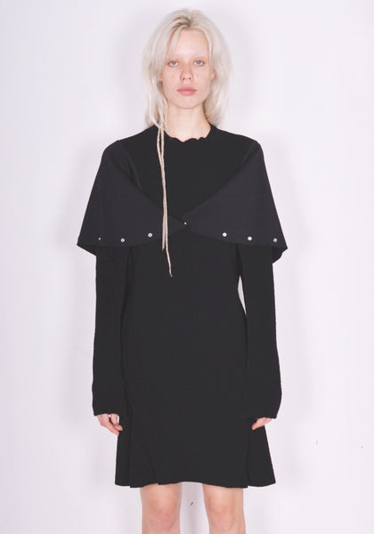 KIKO KOSTADINOV WOMEN KKWAW23D07-26 HORSEBOW DRESS OIL BLACK FW23 | DOSHABURI Online Shop