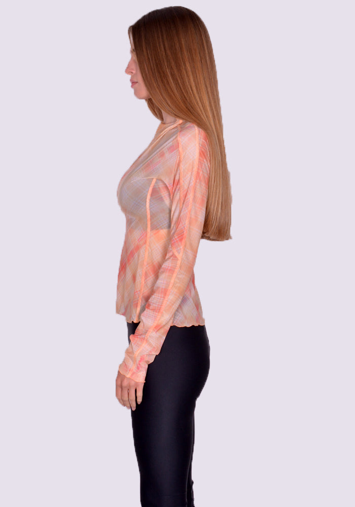 KNWLS HALCYON TOP PEACH BLEACH SS23 | 50%OFF SALE | DOSHABURI