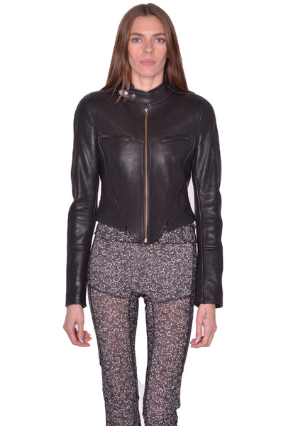 KNWLS SS25-CLAJ0BL CLAW BIKER JACKET BLACK (New Season SS25)