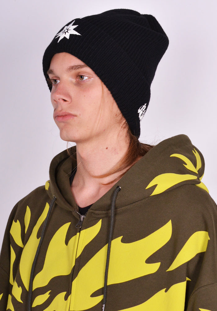 KUSIKOHC RIGHT TO FAIL BEANIE HAT BLACK FW24 | 50%OFF SALE