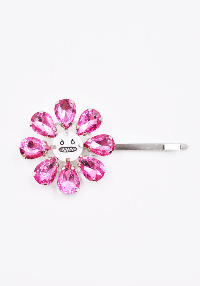 CHARLES JEFFREY LOVERBOY 31140102 METAL CRAZY DAIZY HAIR PIN PINK FW23 | DOSHABURI Online Shop