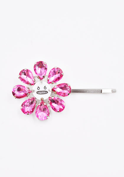 CHARLES JEFFREY LOVERBOY 31140102 METAL CRAZY DAIZY HAIR PIN PINK FW23 | DOSHABURI Online Shop