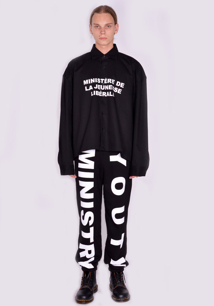 LIBERAL YOUTH MINISTRY MINISTERE PRINT SHIRT FW23 | 50%OFF
