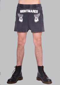 LIBERAL YOUTH MINISTRY LYM05P003 NIGHTMARE SHORTS BLACK SS24 | DOSHABURI Online Shop