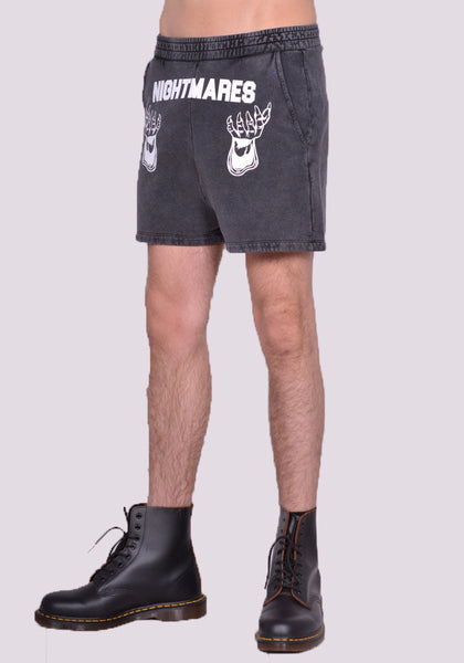 LIBERAL YOUTH MINISTRY LYM05P003 NIGHTMARE SHORTS BLACK SS24 | DOSHABURI Online Shop