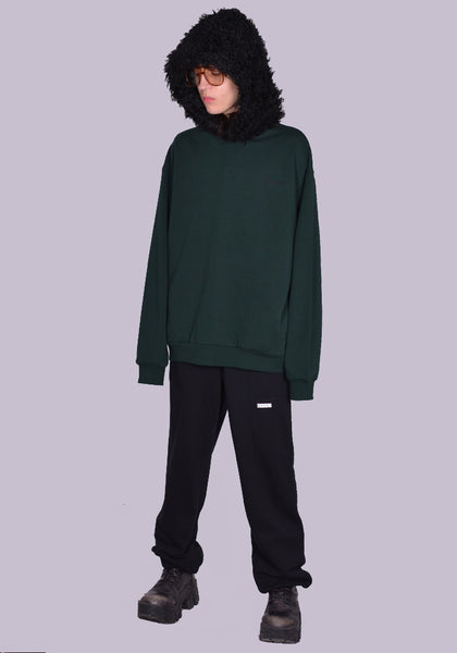 MARNI FUMU0067Q1 FAUX FUR SWEAT HOODIE SPHERICAL GREEN FW23 | DOSHABURI Online Shop