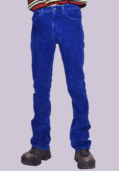 MARNI PUJU0069A0 FLOCK DENIM PANTS BLUETTE SS23 | DOSHABURI Online Shop