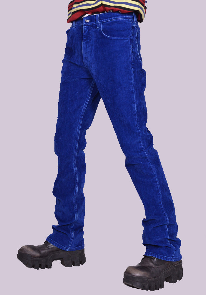 Marni cropped-leg trousers - Blue