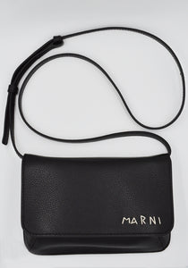 MARNI PHMI0023U0 SHOULDER POCHETTE BLACK SS24 | DOSHABURI Online Shop