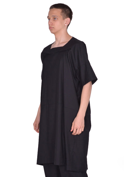 MARINA YEE SS23-0021-999 PEPPER FOLD COLLAR DRESS SS23 | DOSHABURI Online Shop