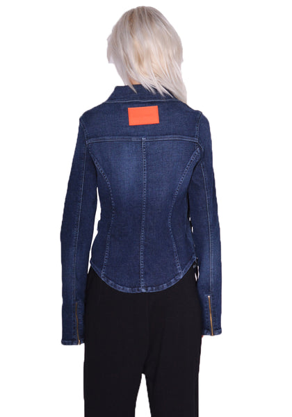 OTTOLINGER 1703301 FITTED DENIM JACKET BLUE FW23 | DOSHABURI Online SHop