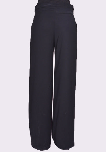 OTTOLINGER 1230801921 DOUBLE FOLD SUIT PANTS BLACK