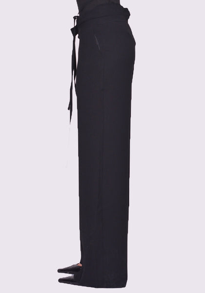 OTTOLINGER 1230801921 DOUBLE FOLD SUIT PANTS BLACK