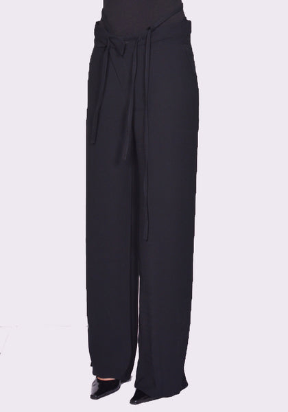 OTTOLINGER 1230801921 DOUBLE FOLD SUIT PANTS BLACK