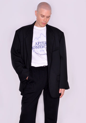 RANDOM IDENTITIES T-23-22 80S BLAZER BLACK FW23 | DOSHABURI Online Shop