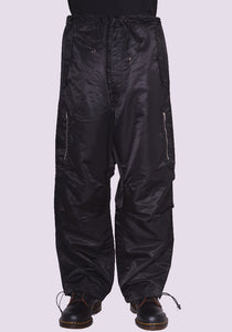 RANDOM IDENTITIES NY-06A BERLIN BAGGIES PANTS BLACK FW23 | DOSHABURI Online Shop