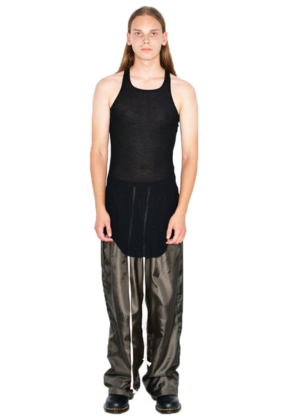 RICK OWENS MEN BASIC RIB TANKTOP BLACK FW23 | DOSHABURI Online Shop