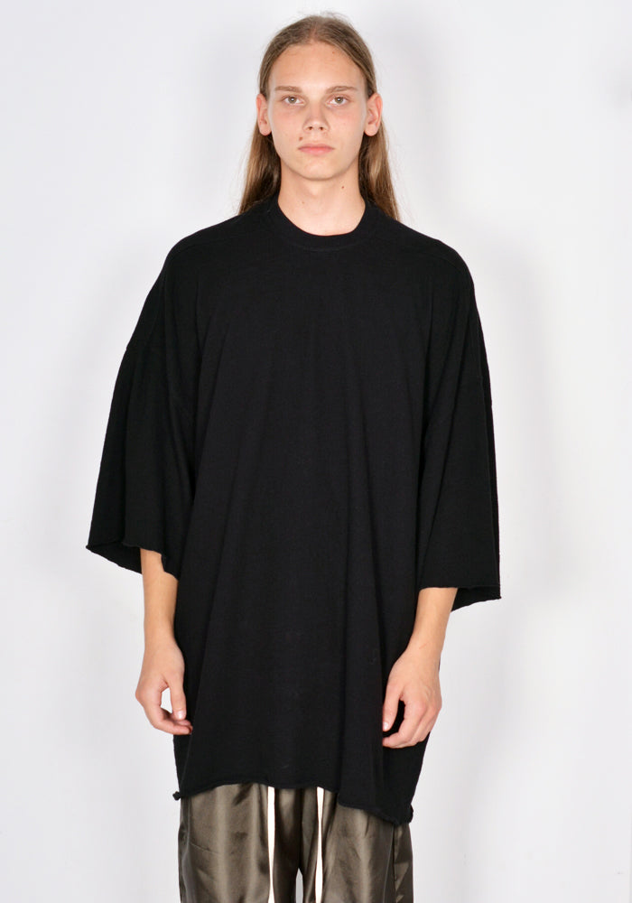 RICK OWENS TOMMY T SHIRT BLACK FW   DOSHABURI Online Shop