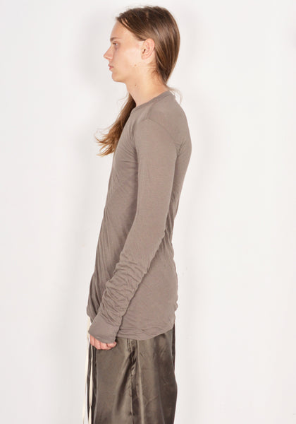 RICK OWENS DOUBLE LAYERED LONG SLEEVE T-SHIRT DUST FW23 | DOSHABURI Online Shop