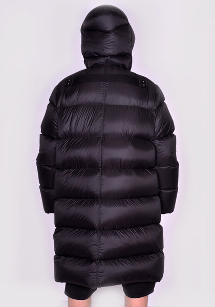 RICK OWENS MEN RU02C7998 NPD3 HOODED LINER JACKET BLACK FW23 | DOSHABURI Online Shop