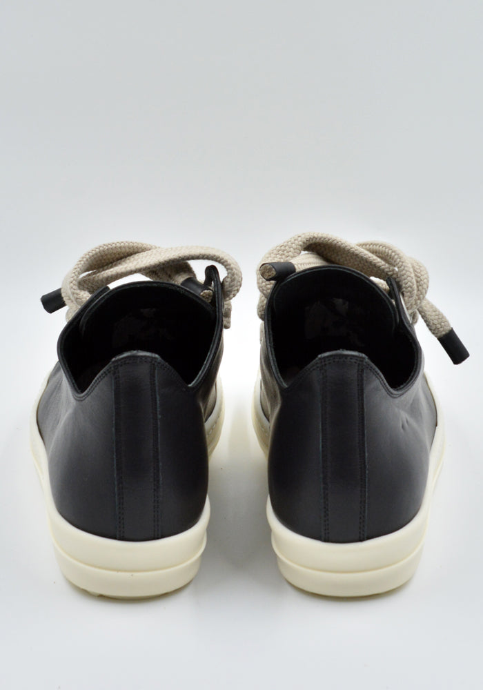 RICK OWENS JUMBOLACED LOW SNEAKERS BLACK FW24 | DOSHABURI RICK OWENS JUMBOLACED LOW SNEAKERS BLACK FW24 | DOSHABURI