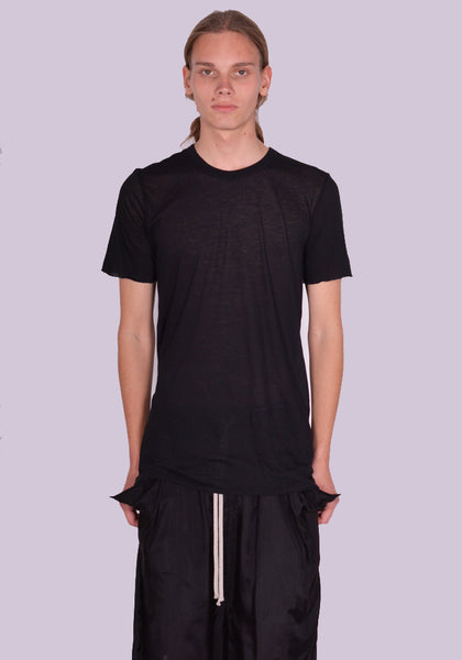 RICK OWENS MEN RU01D3251 UC BASIC T-SHIRT BLACK