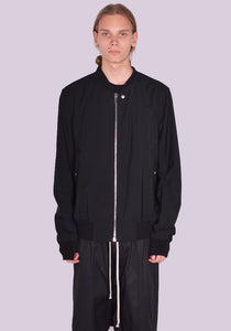 RICK OWENS CLASSIC FLIGHT JACKET BLACK FW24 DOSHABURI Online Shop