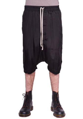 RICK OWENS MEN RU01D3384 J 09 RICK'S PODS SHORTS BLACK SS24 | DOSHABURI Online Shop