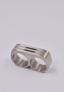 RICK OWENS MEN RJ0000055 MMT DOUBLE GRILL RING PALLADIO SS24 | DOSHABURI Online Shop