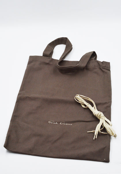 RICK OWENS MEN RU02E1889 LCO MINIMAL SNEAKERS MILK/BLACK/MILK (New Season FW25)