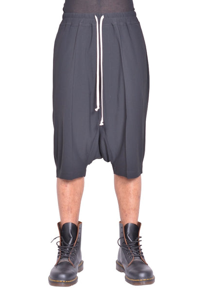 RICK OWENS MEN RU02F4384 HY RICK'S PODS SHORTS BLACK