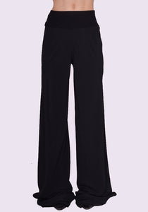 RICK OWENS WOMEN RO02C1301 CC 09 BIAS PANTS BLACK FW23 | DOSHABURI Online Shop