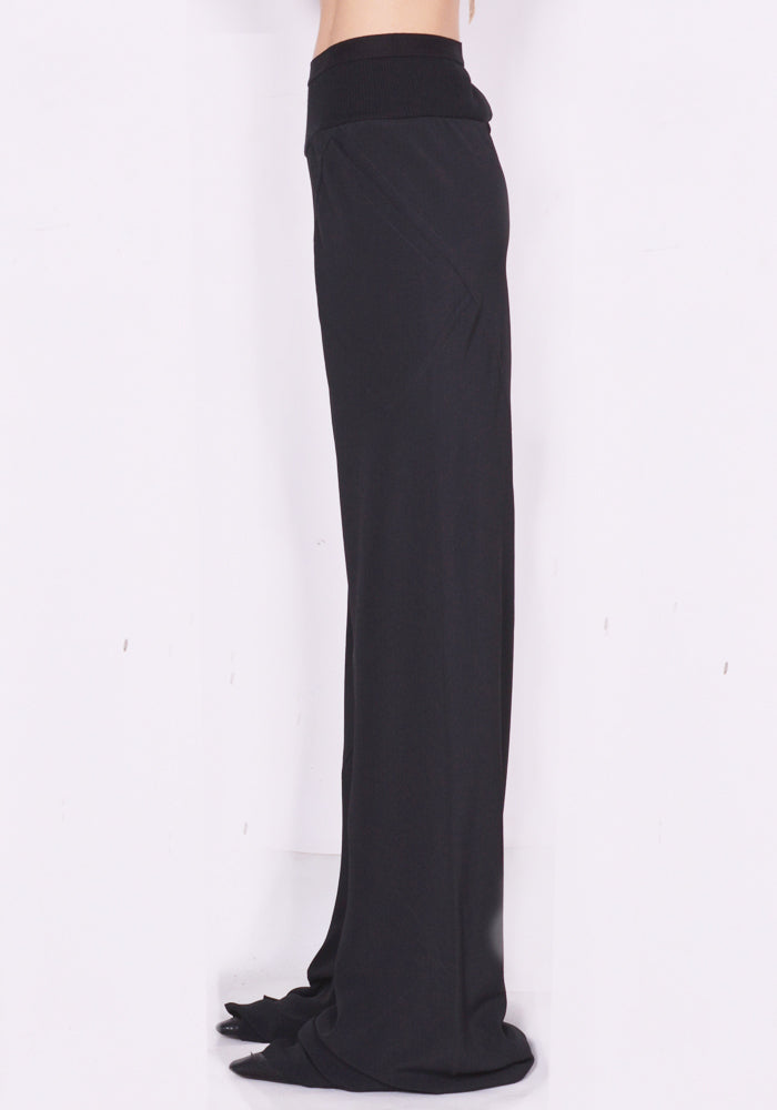 パンツ RICK OWENS Woman Pants Black RP02C1352ZL 09 Rick Owens Womens Drop Crotch Satin Track Pants (Black) – CNCPTS