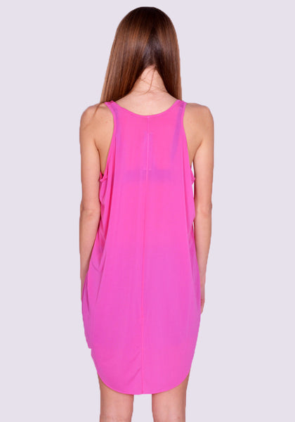 RICK OWENS WOMEN RO01C5151 BZ 13 LOOSE TANKTOP HOT PINK SS23 | DOSHABURI Online Shop