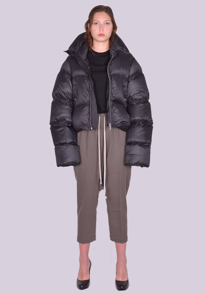 RICK OWENS WOMEN TURTLE JACKET BLACK FW24 | DOSHABURI Online