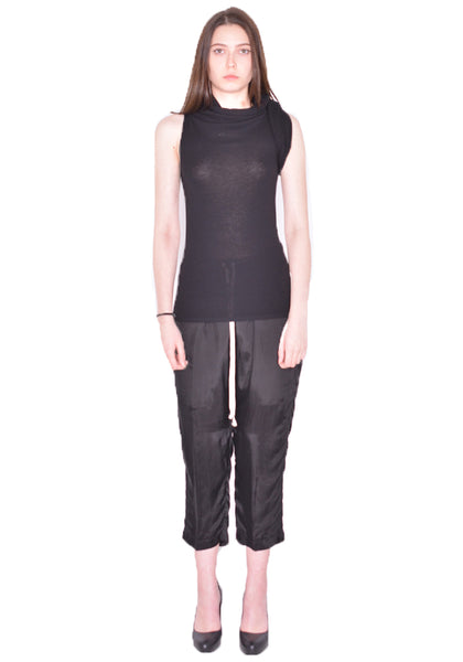 RICK OWENS WOMEN RO01D2680 VI 09 KNITTED TWIST TOP SS24 | DOSHABURI Online Shop