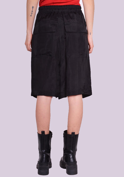 RICK OWENS WOMENS LIDO BOXER SHORTS BLACK SS24｜DOSHABURI Online Shop