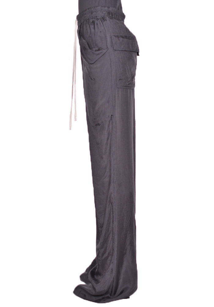 RICK OWENS WOMEN LIDO PANTS BLACK SS24 | DOSHABURI Online Shop