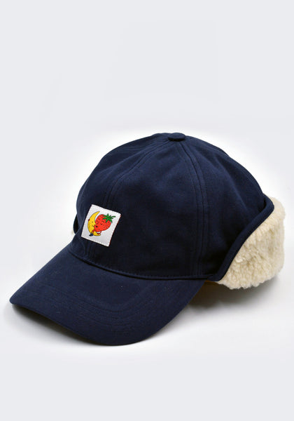 SKY HIGH FARM SHF04K040-1 UNISEX LOGO LABEL CAP NAVY (New Season FW23)