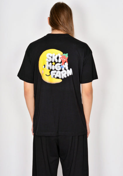 SKY HIGH FARM UNISEX PERENNIAL SHANA GRAPHIC T-SHIRT BLACK FW23 | DOSHABURI Online Shop