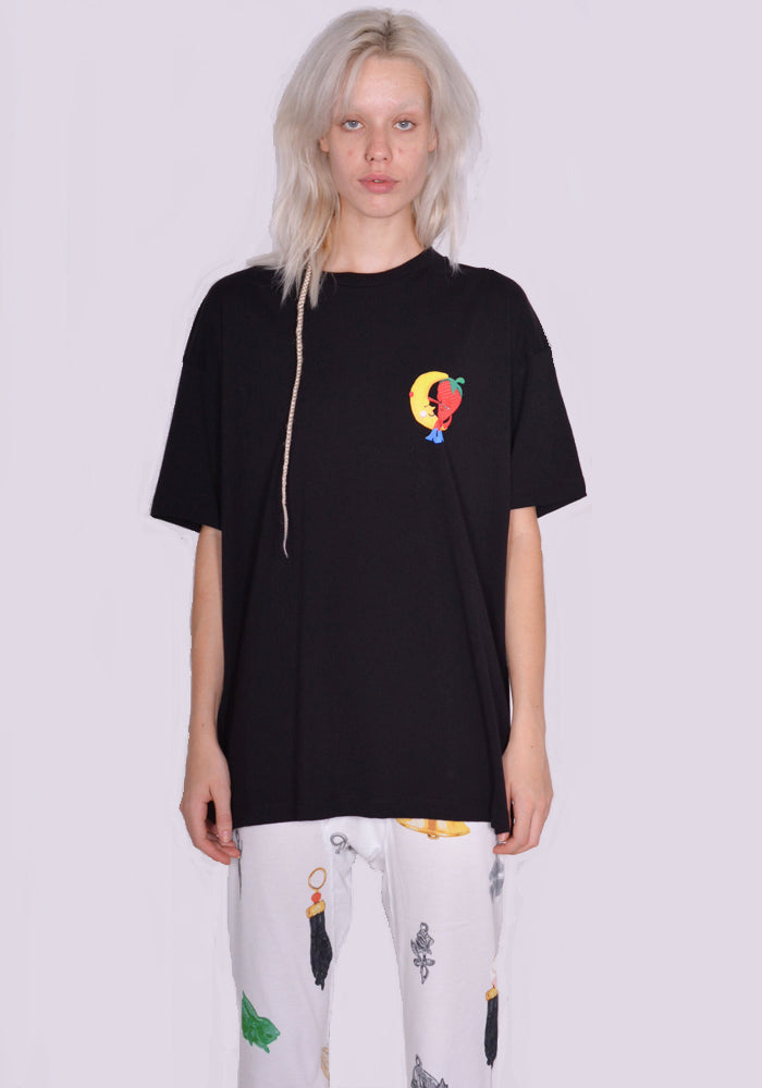 SKY HIGH FARM UNISEX PERENNIAL SHANA GRAPHIC T-SHIRT BLACK FW23 | DOSHABURI Online Shop