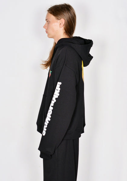 SKY HIGH FARM PERENNIAL SHANA GRAPHIC SWEAT HOODIE BLACK FW23 | DOSHABURI Online Shop